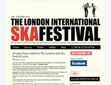 Tablet Screenshot of londoninternationalskafestival.co.uk